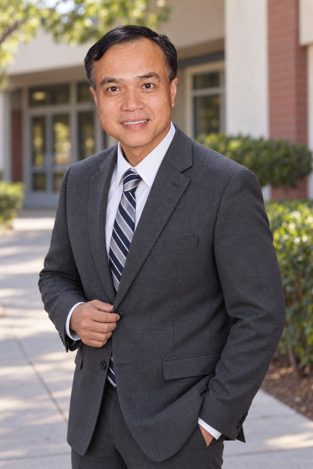 Hai Ho, full-length color portrait